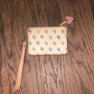 Dooney & Bourke Vintage Monogram Rainbow Wristlet